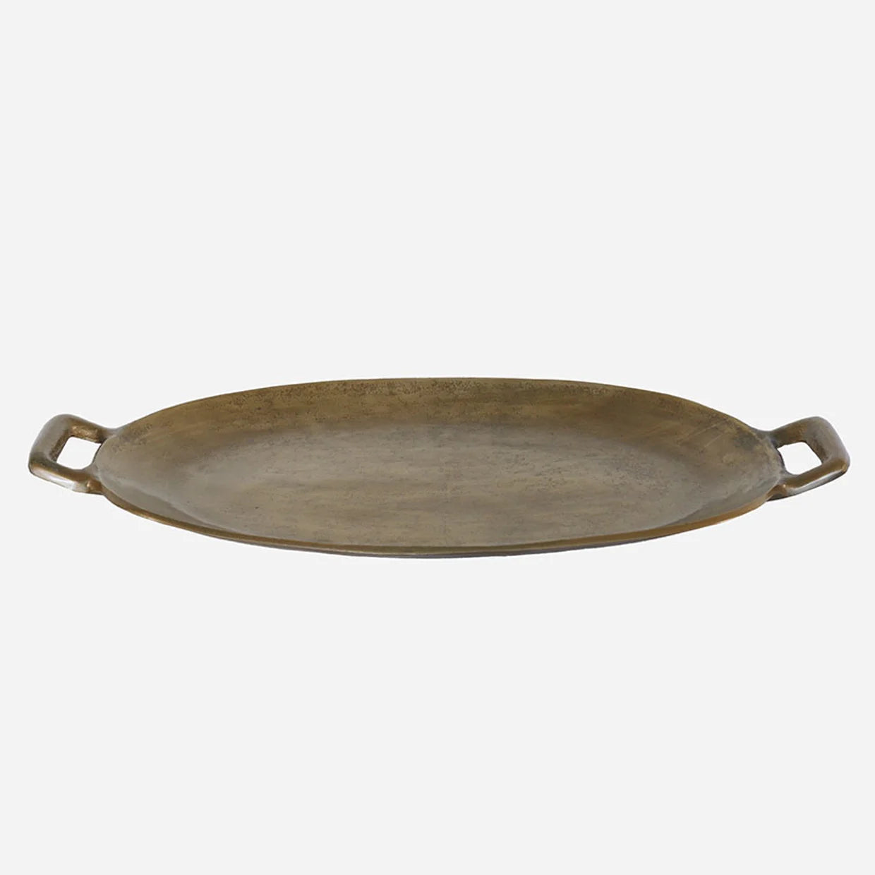 Oval Tray | Antique Brass Finish