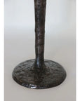 Forged Gothic Style Bronze Candlesticks