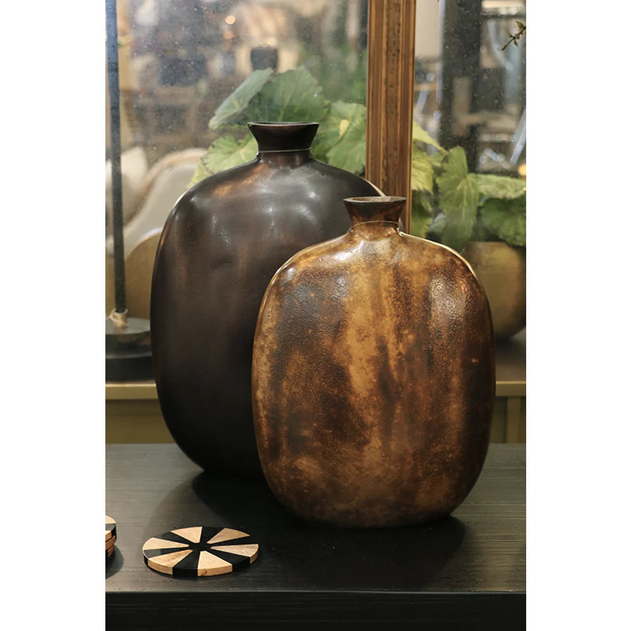 Casablanca Large Urn Vase | Bronze Finish