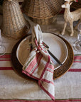 Selvedge Stripe Linen Napkins