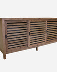 CAPE COD NATURAL SIDEBOARD WITH 3 SHUTTER DOORS