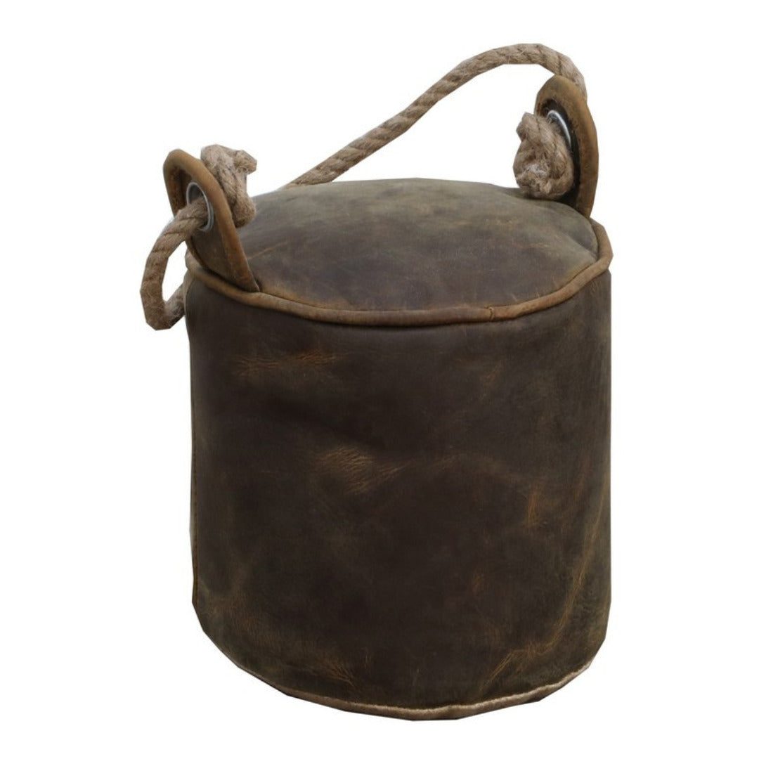 Leather Door Stopper | Saddle