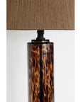 Leopard Glass Table Lamp Base