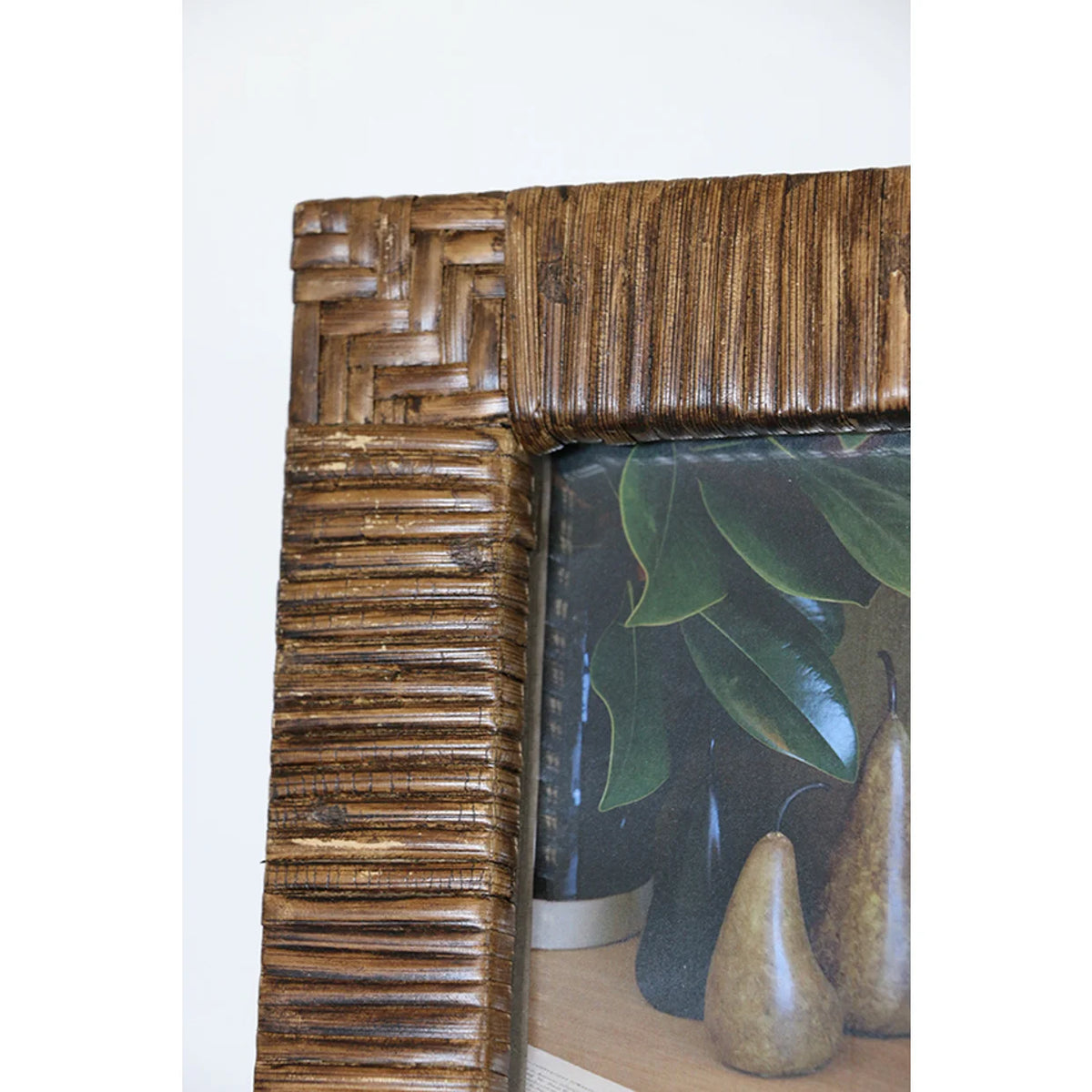 Woven Photo Frame in Walnut