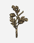 Acorn Hook in Antique Brass Finish