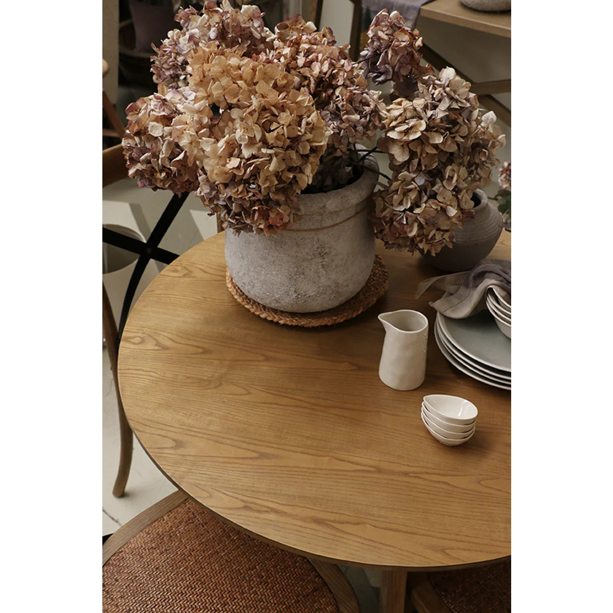 Omaha Dining Table in Light Elm