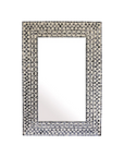 Algiers Black & Ivory Inlay Mirror CC Interiors