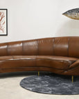 Pure Jane Light Brown Leather Sofa May Time